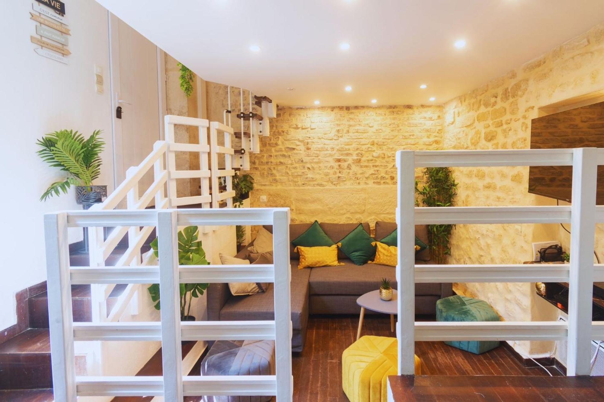 Duplex Parisien Métro13 Appartamento *
